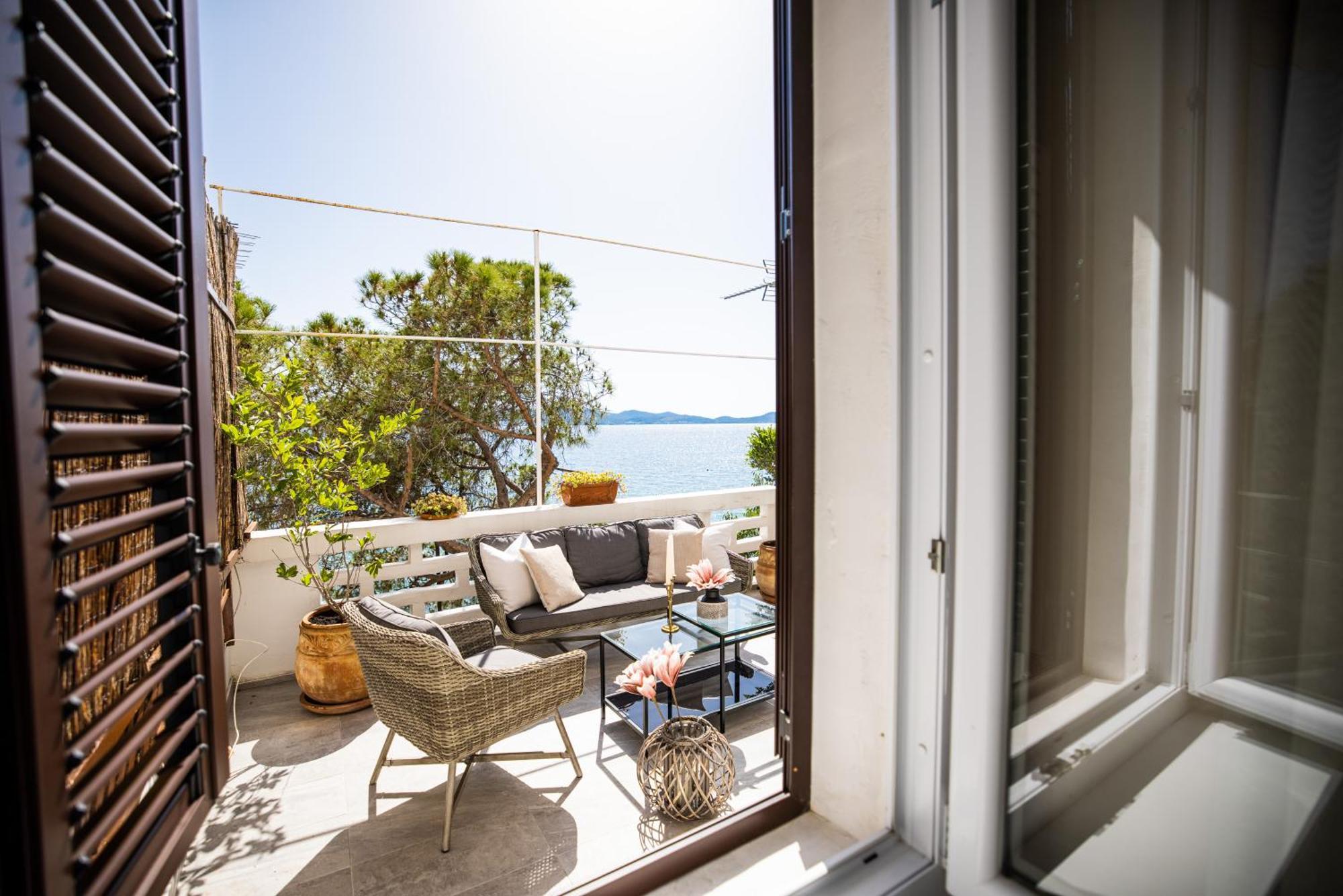 Zadar Center Beach Apartment - Directly On The Sea エクステリア 写真